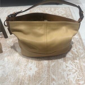 Coach Tan Leather Bag